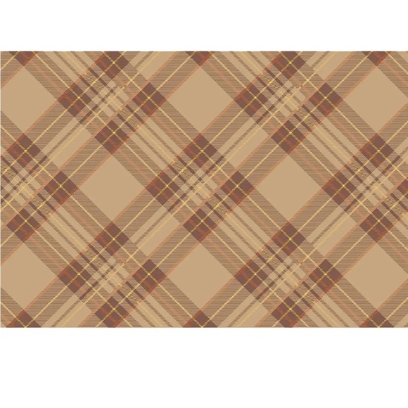 Hester & Cook Autumn Plaid Placemat - Pad of 24 - Picture 1 of 3